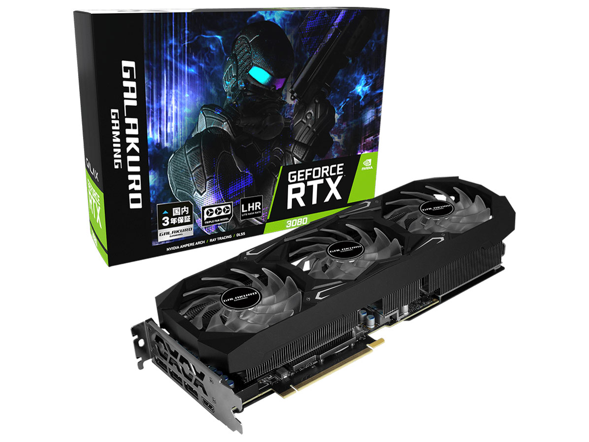 GALAKURO GAMING GG-RTX3080-E10GB/TP/LHR [PCIExp 10GB]
