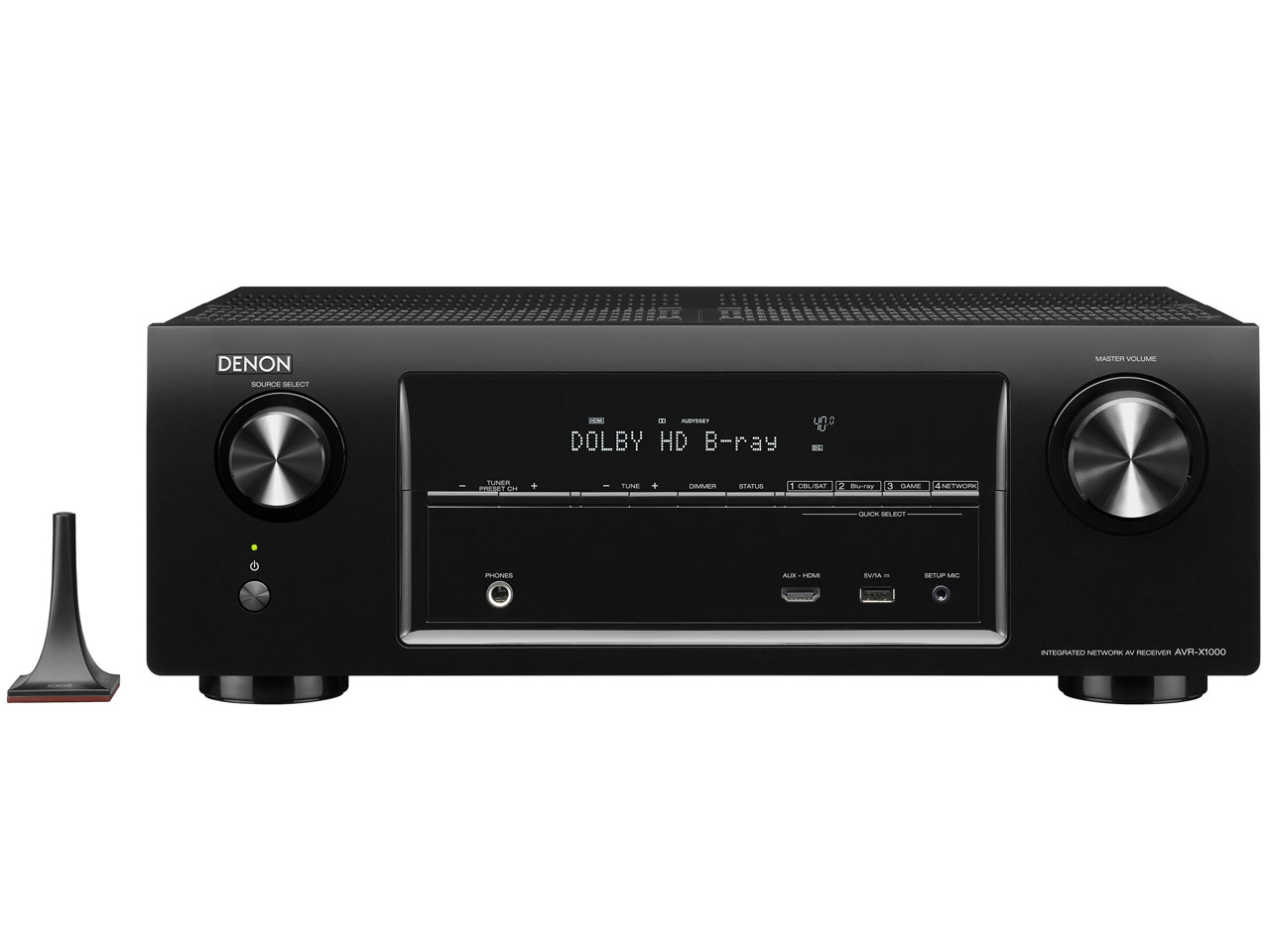 返品交換不可 ダイコク屋999Marantz AVサラウンドレシーバー ブラック SR-6008 FB