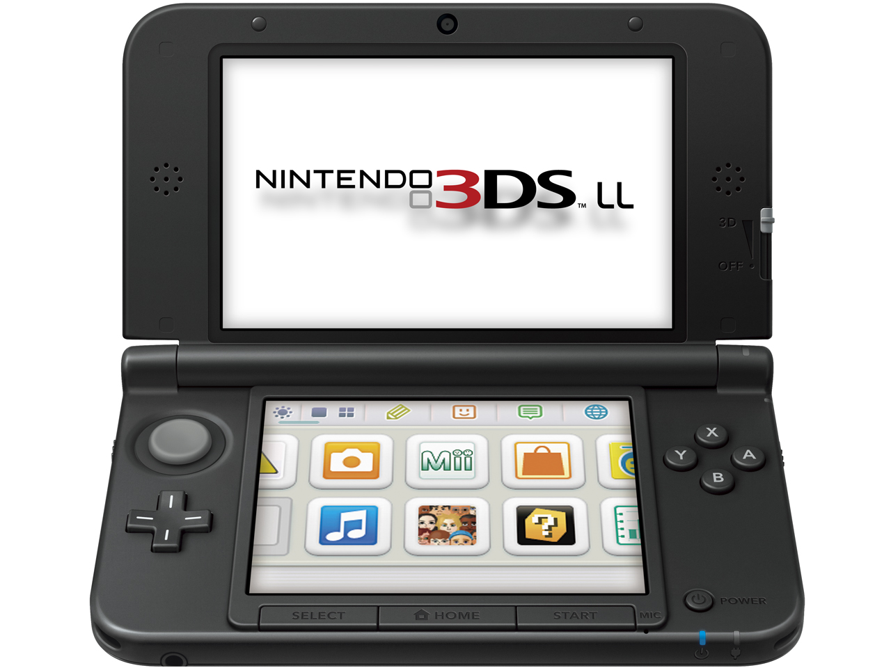 ニンテンドー3DS LL シルバー×ブラック