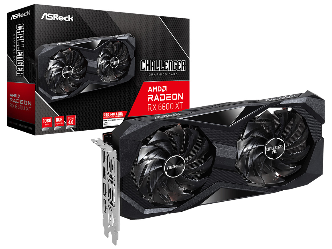 Radeon RX 6600 XT Challenger D 8GB OC [PCIExp 8GB]